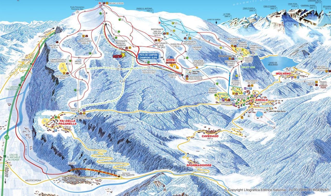 הוילה Chalet Relax Molveno E Andalo Dolomiti מראה חיצוני תמונה